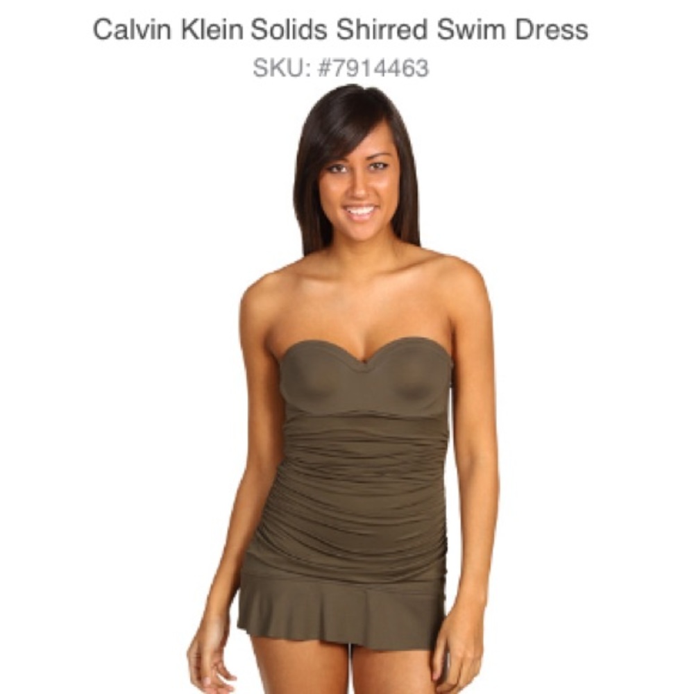 Calvin Klein Swim dress one piece swimsuit Sz10